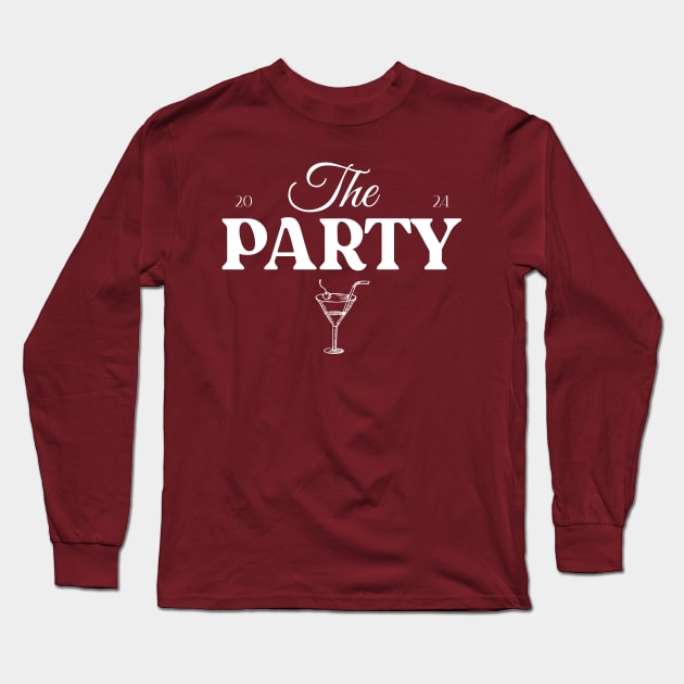 2024 Wedding Party Long Sleeve T-Shirt by Sourcesinc.